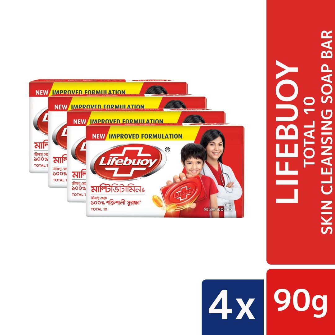 Lifebuoy Skin Cleansing Soap Bar Total 90g