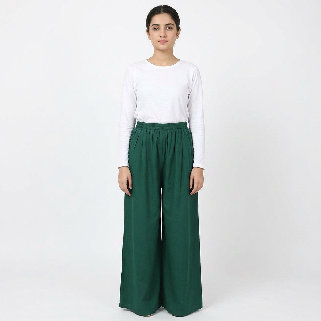 Easily Usable Palazzo Best Qualityfull Good stitching For Women (China Linen Fabric) Easy To maintain Designed