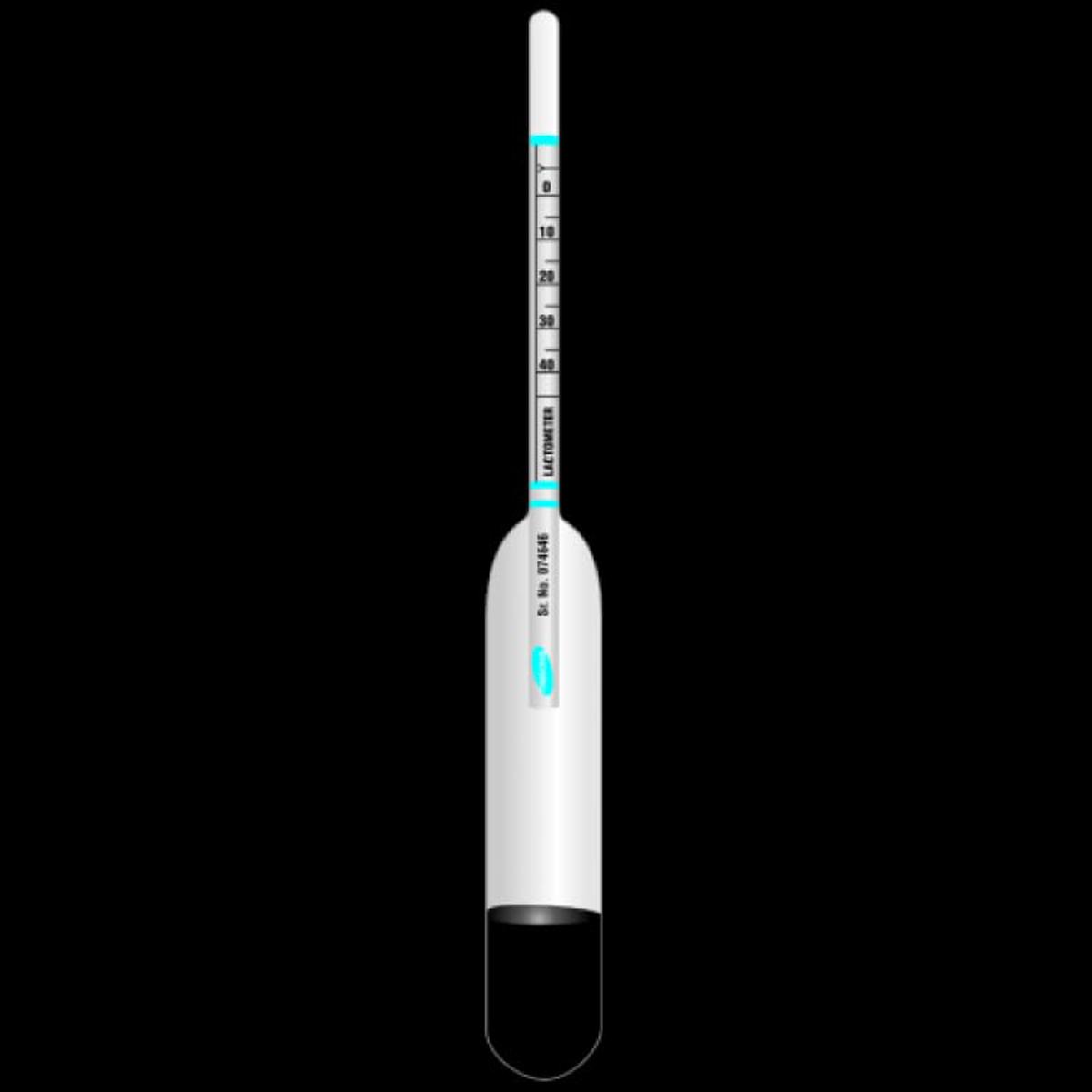 Lacometer for the purity of the milk Glass Made
