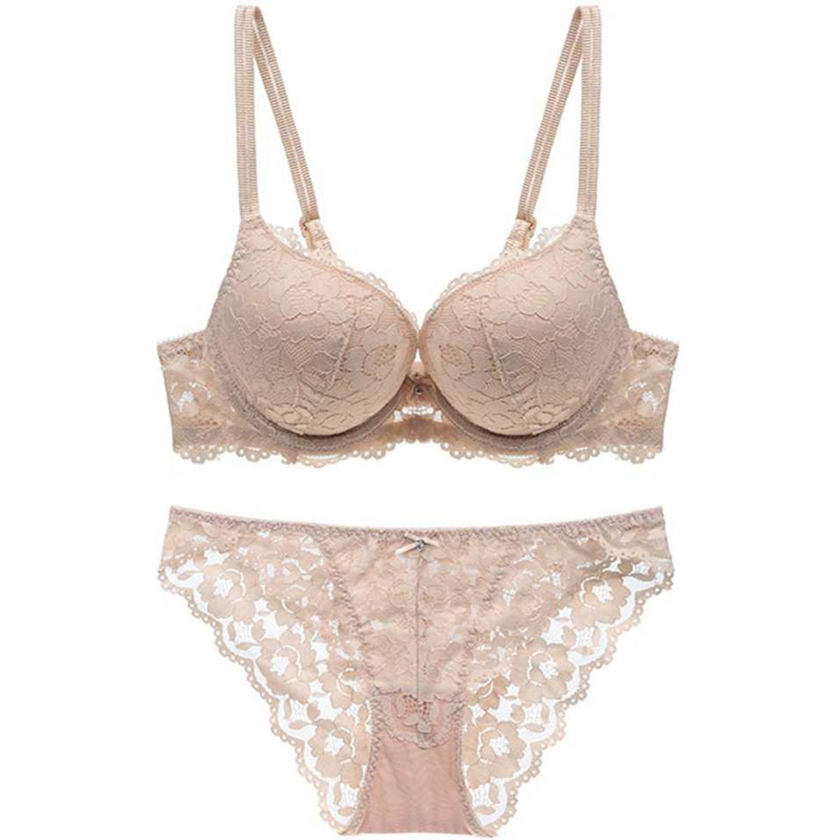 Comfortable Foam Net Bra & Panty Set for Women, Everyday Lingerie