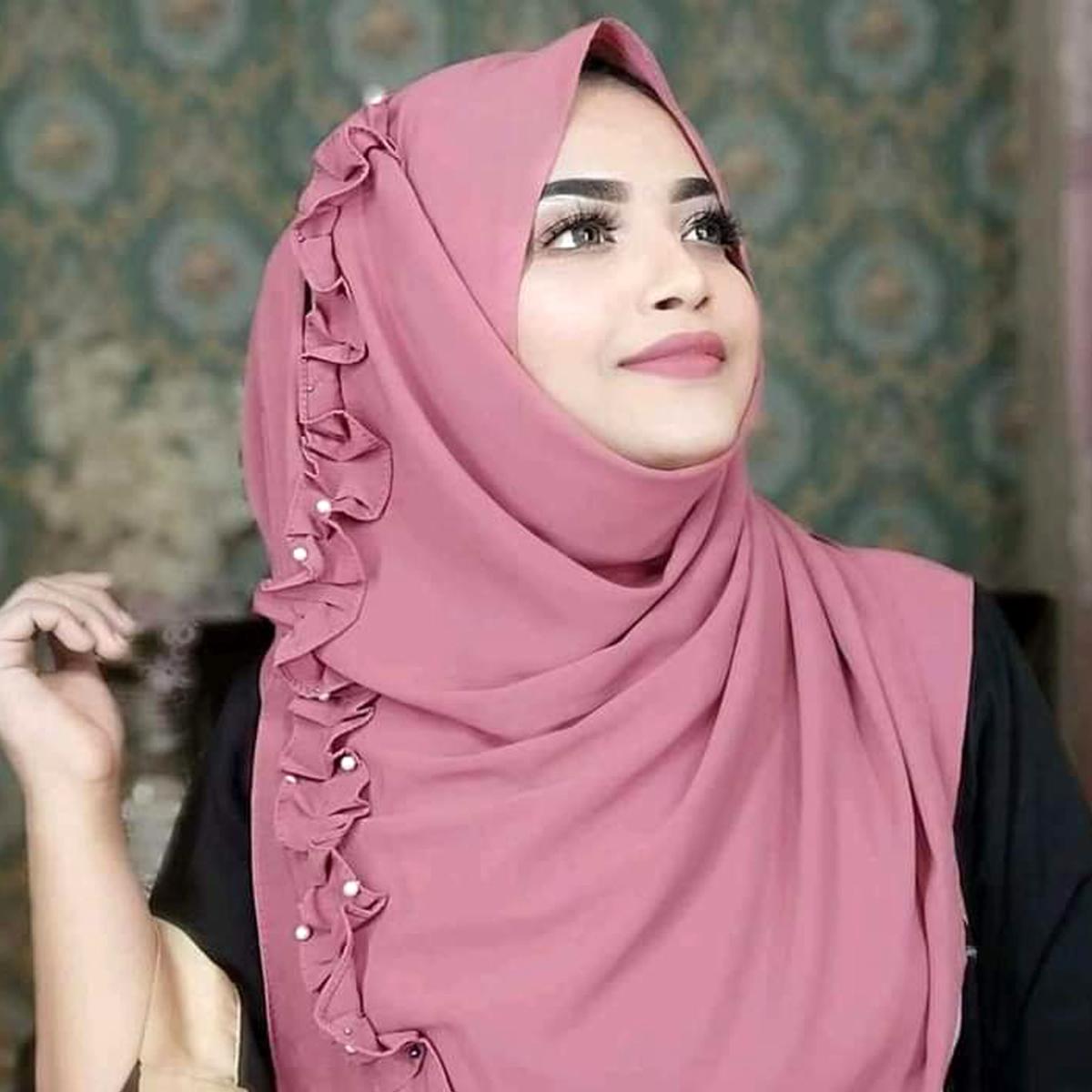 Solid Chiffon Headscarf Ready To Wear Instant Hijab Scarf - Hijab Collection