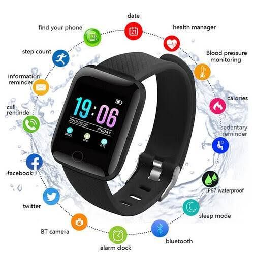 Smart Watch Man Woman Smartwatch Bluetooth Blood Pressure Measurement Heart Rate Monitor Smart Watch 2021 New - Imran Fashion Hut