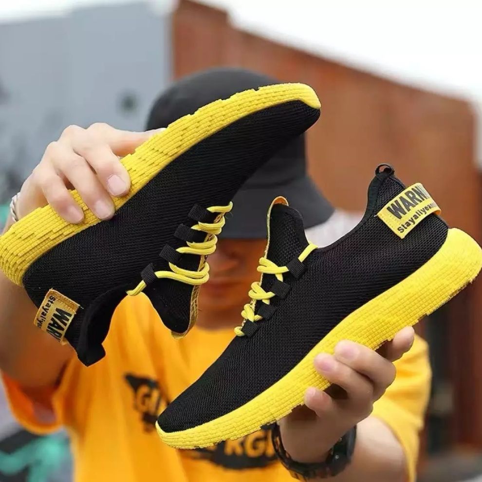 Sneakers For Men Water Proof Korean Mesh Breathable Light Weight Trendy Shoes For Men