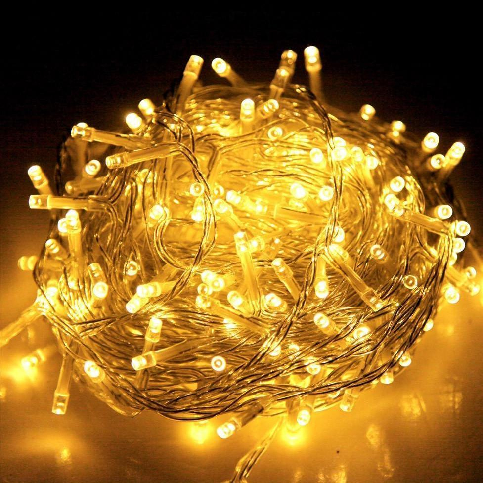 Home Decoration Light Led- Golden, Fairy Metal Golden 20pcs Ball  , Golden Fairy String Lights Christmas, Eid, birthday, Wedding Festival Party LED Decoration Lights - fairy lights for room decoration
