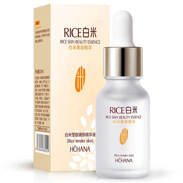White Rice Serum (Original) - Hchana (ROREC) Rice vitamin c Serum Best For Pores & Moisturizing - 15ml