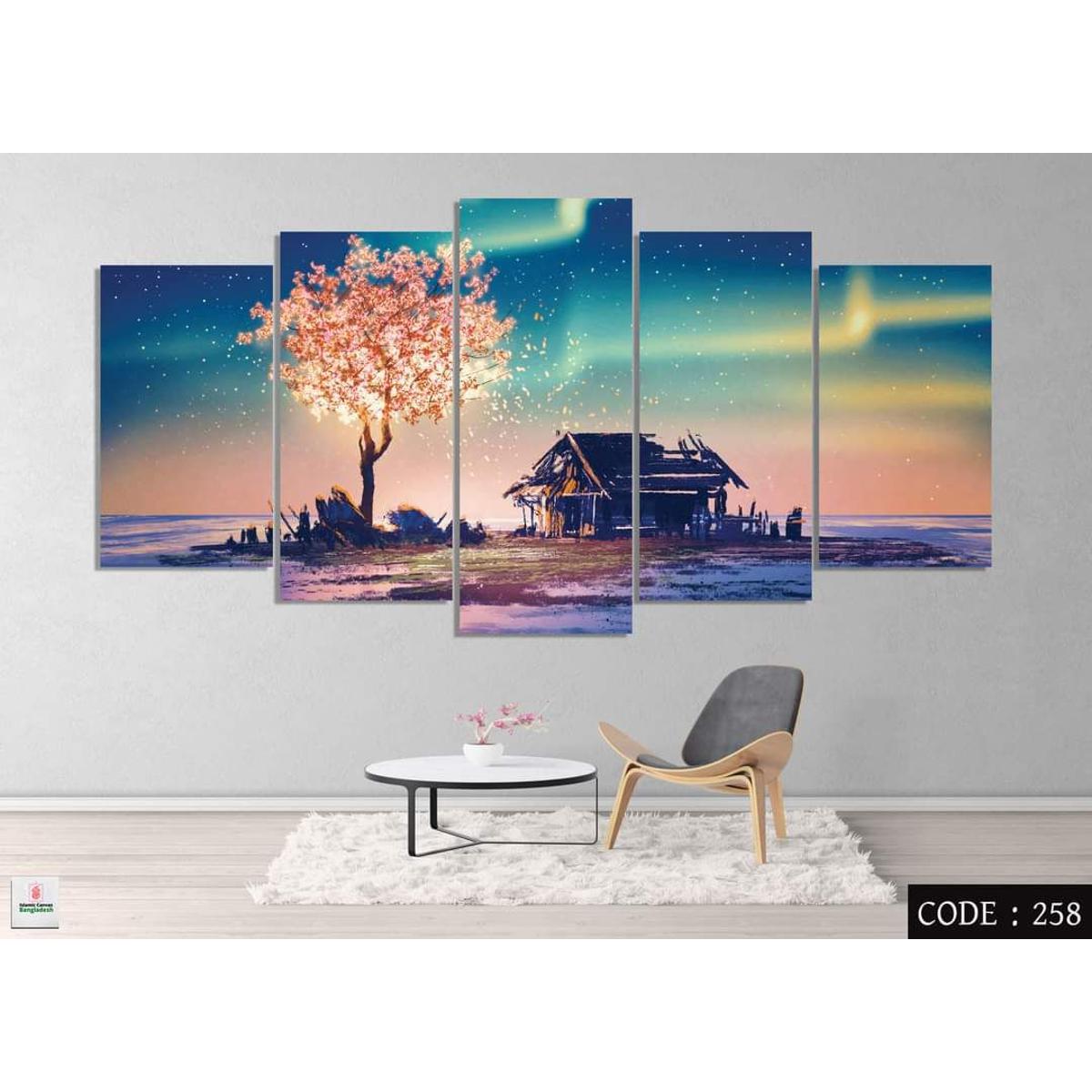 5Pcs In 1 Set Wall Canvas Code #258