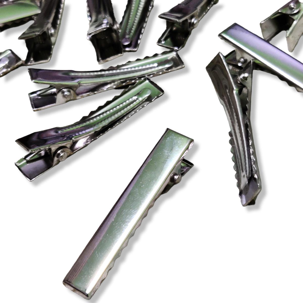 10pc Hair Clip For Women /Row Materials Silver/Black Color