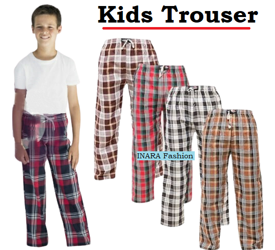 Kids - Trouser Pant Multicolor Random Design (4-12 yr)