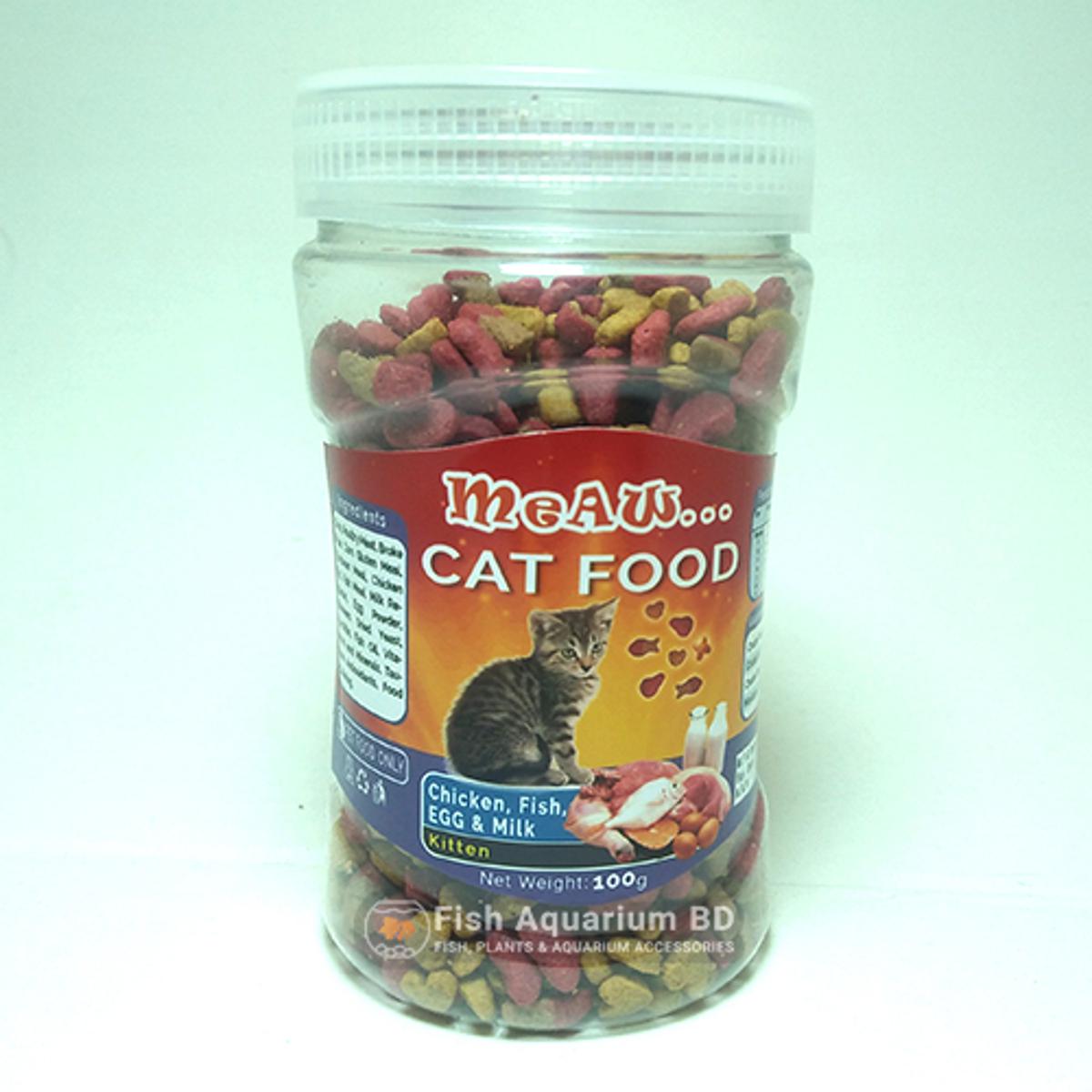 Kitten Dry Cat Food Chicken, Fish, Egg & Milk Flavour 100gm