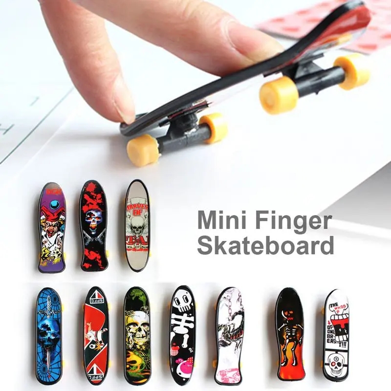 Creative Printing Professional plastic Finger Skateboard Mini Finger Boards Skate Truck Finger Skateboard For Kid Toys