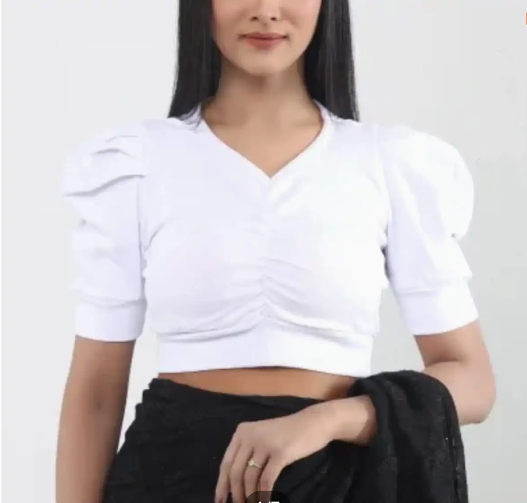 Stylish Crop Top Blouse for Women