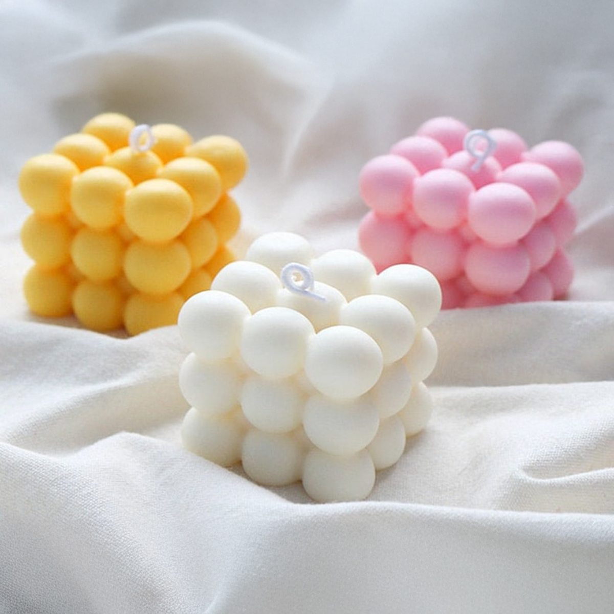 Bubble candle/Rubik's Cube Bubble Scented Candle/Bubble Flavor candle/sent candle/perfumed Candle