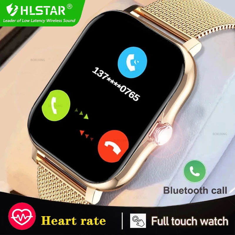 World Premiere HLstar® Smart Watch For Men Women Gift Full Touch Screen Sports Fitness Watches Bluetooth Calls Digital Smartwatch Wristwatch