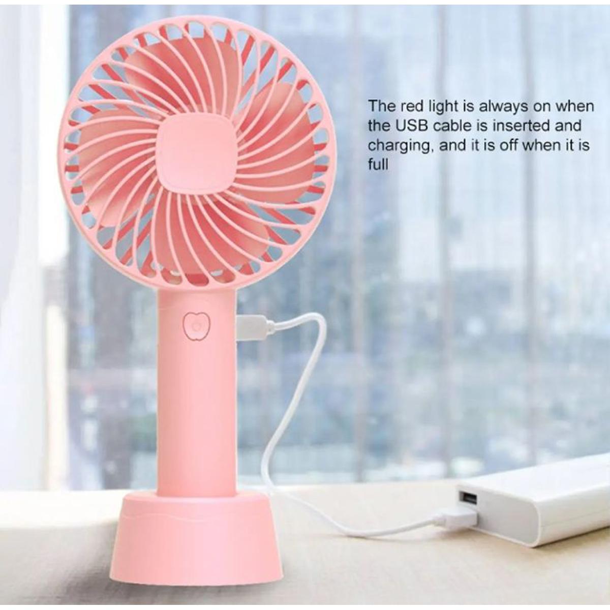 Mini Rechargeable Hand Fan – Easy to Carry, Portable Cooling Fan with Long Battery Backup for Travel & Daily Use