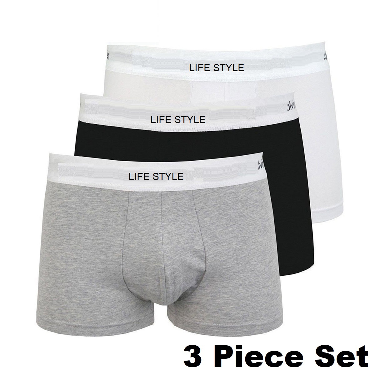 Pack of 3 Cotton Boxer for Men Multicolor Underwears