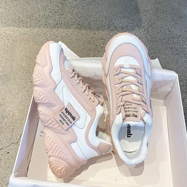 Pink Sneakers For women  For Casual use