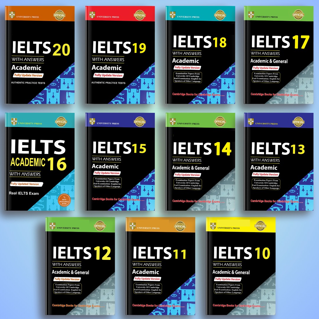 IELTS Official 10 to 20 Book (Academic) without dvd (News Print)