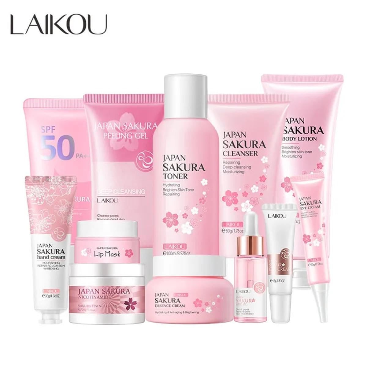 Laikou Japan Sakura Skincare Products Series
