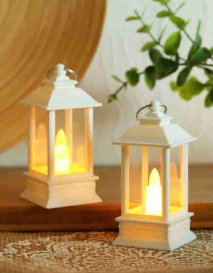 LED Candle Light with Hook Flameless Candle Battery-Operated Hanging Lantern Halloween Party Decoration Xmas Decor