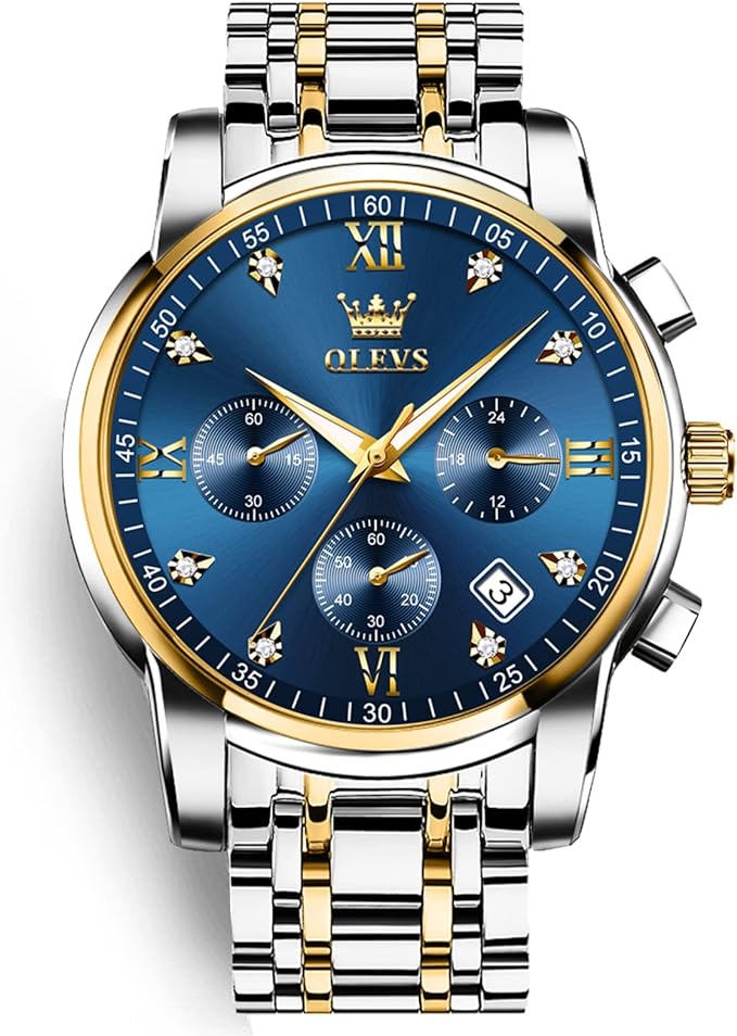New  European and American fashionable Stailnless Steel Men's Quartz Watch For men - 2