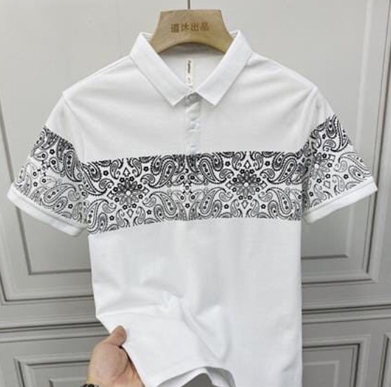 Polo Shirt For Men Summer Cotton Short Sleeve Casual Slim Fit Stylish Polo T-Shirt Fashion Breathable Soft Fabric Black White