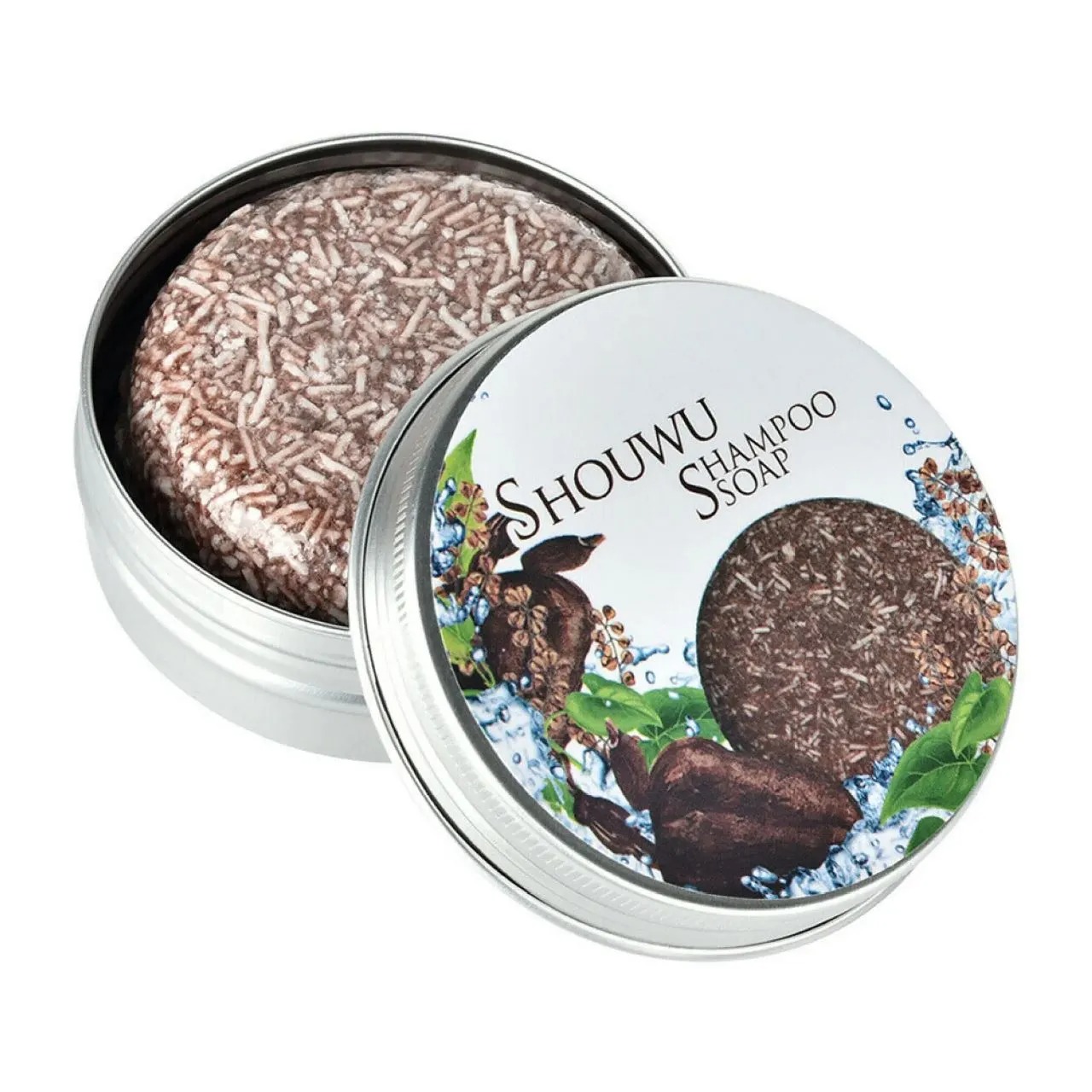 Hair Darkening Shampoo Bar He Shouwu Natural Organic Conditioner Moisturize And Repair Damaged Hair Hair Care Soap by Dhaka shopping zone