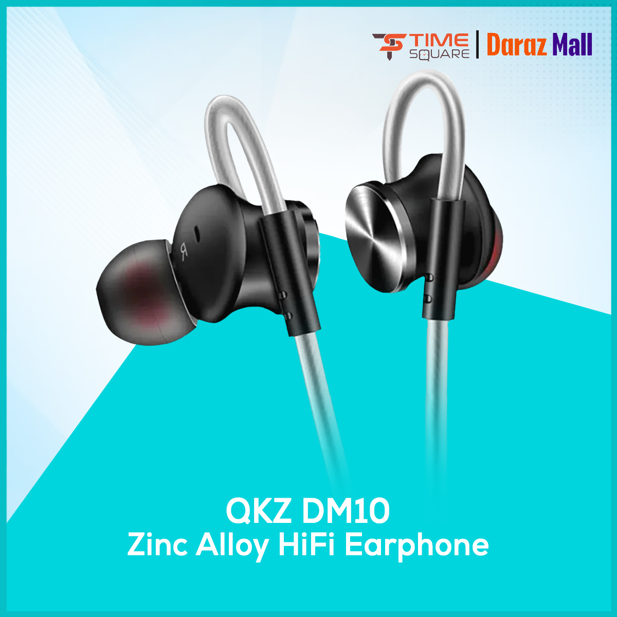QKZ DM10 Zinc Alloy HiFi Earphone In Ear Earphone