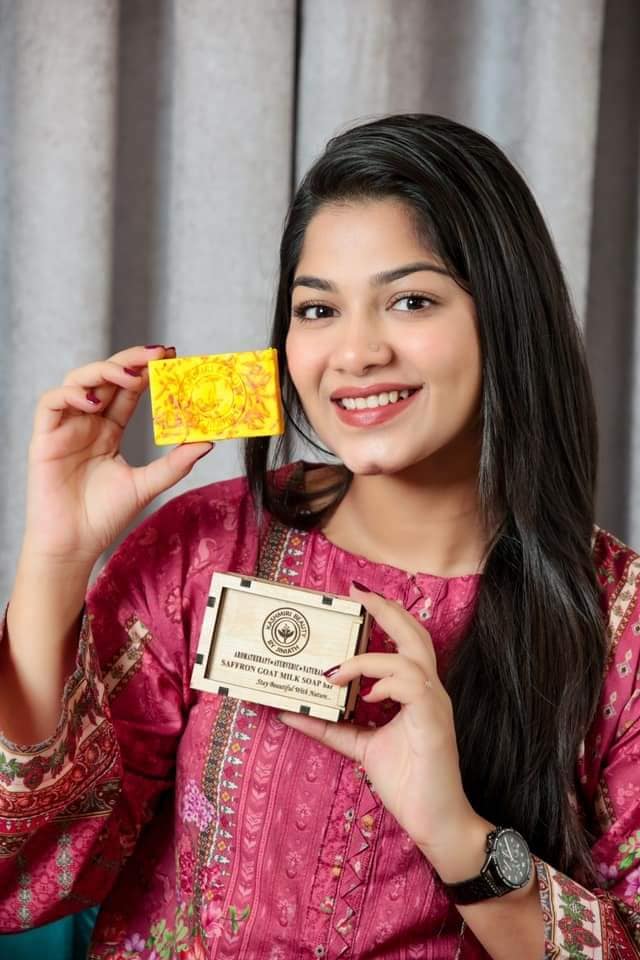 Hand Made Original Saffron Goat Milk Soap 100gram