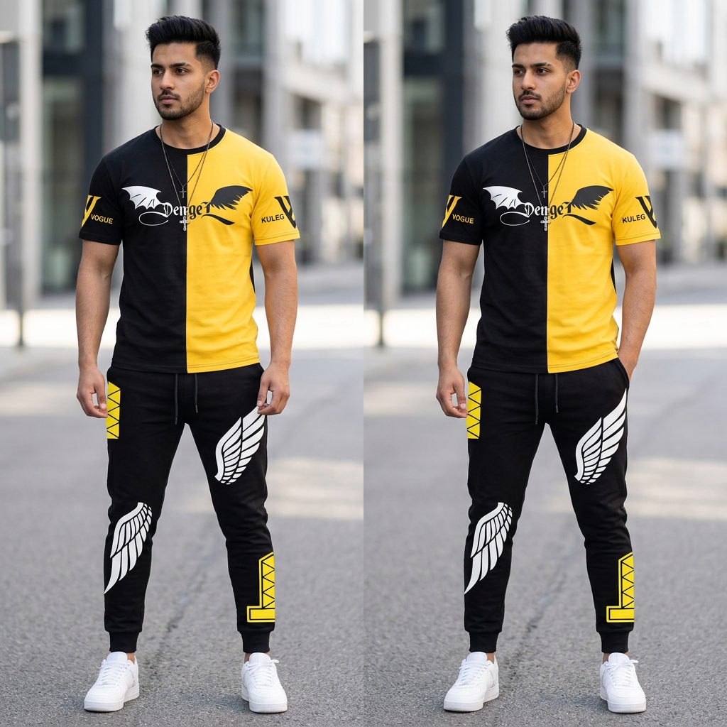 Hot Collection Angelic T-shirt Angelic Pant (set) For Man