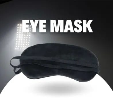Silk Sleeping Eye Mask Soft Foam Travel Eye Mask Comfortable Portable Sleep Cover