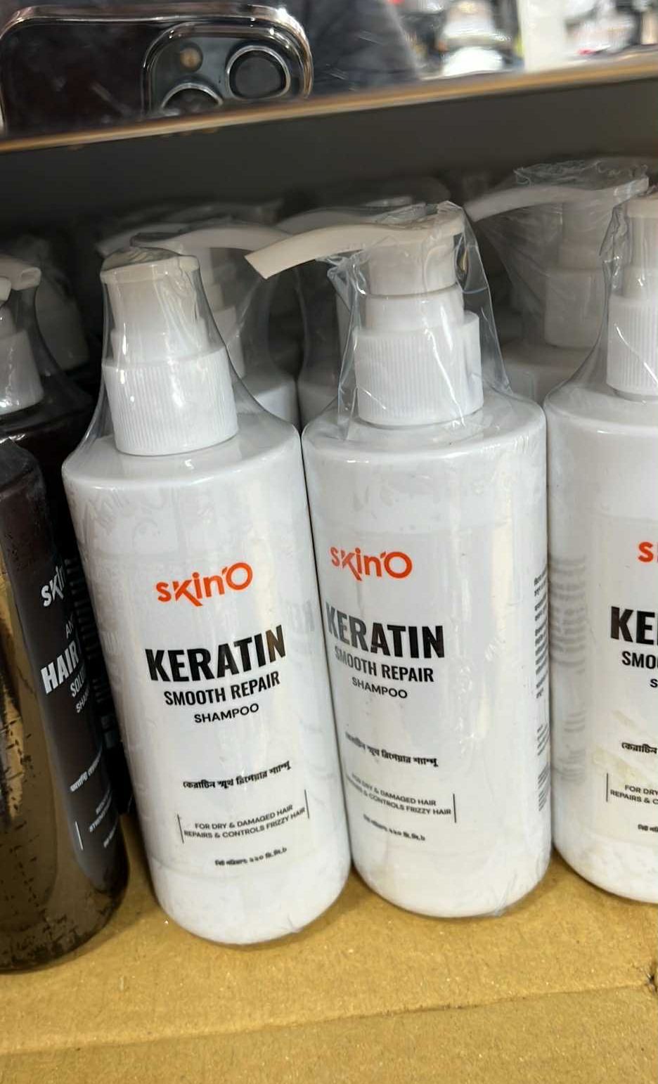 skin'O Keratin Smooth Repair Shampoo - 200 ml to all hair type