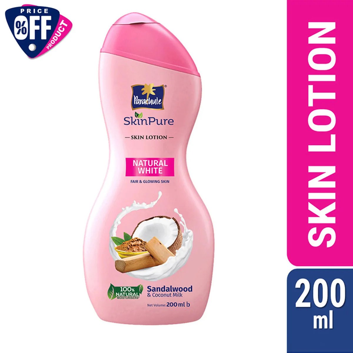 Parachute SkinPure Skin Lotion Natural White 200ml