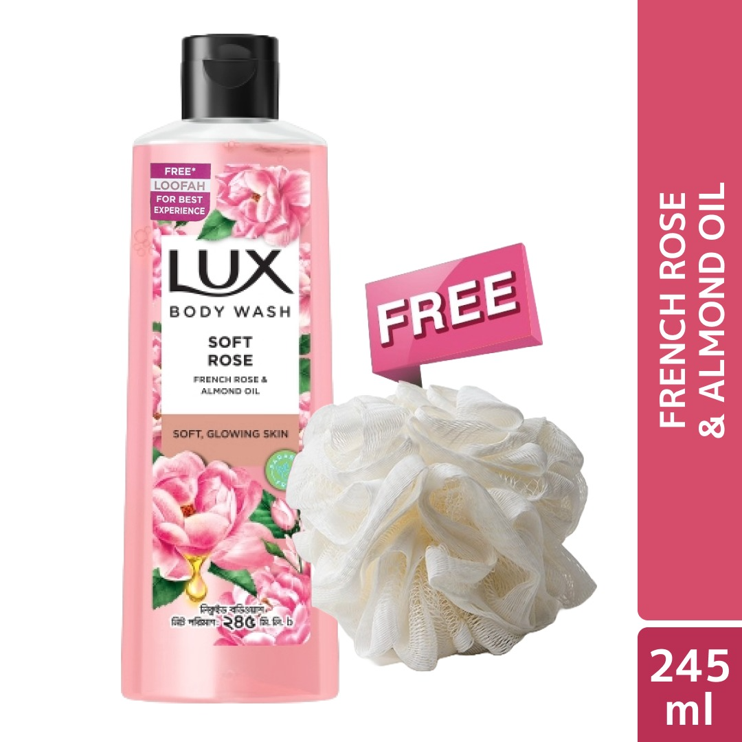 Lux Body Wash French Rose & Almond 245ml