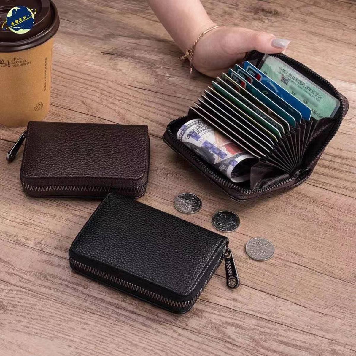 Black Debit/Credit Card Holder Wallet for Men & Women