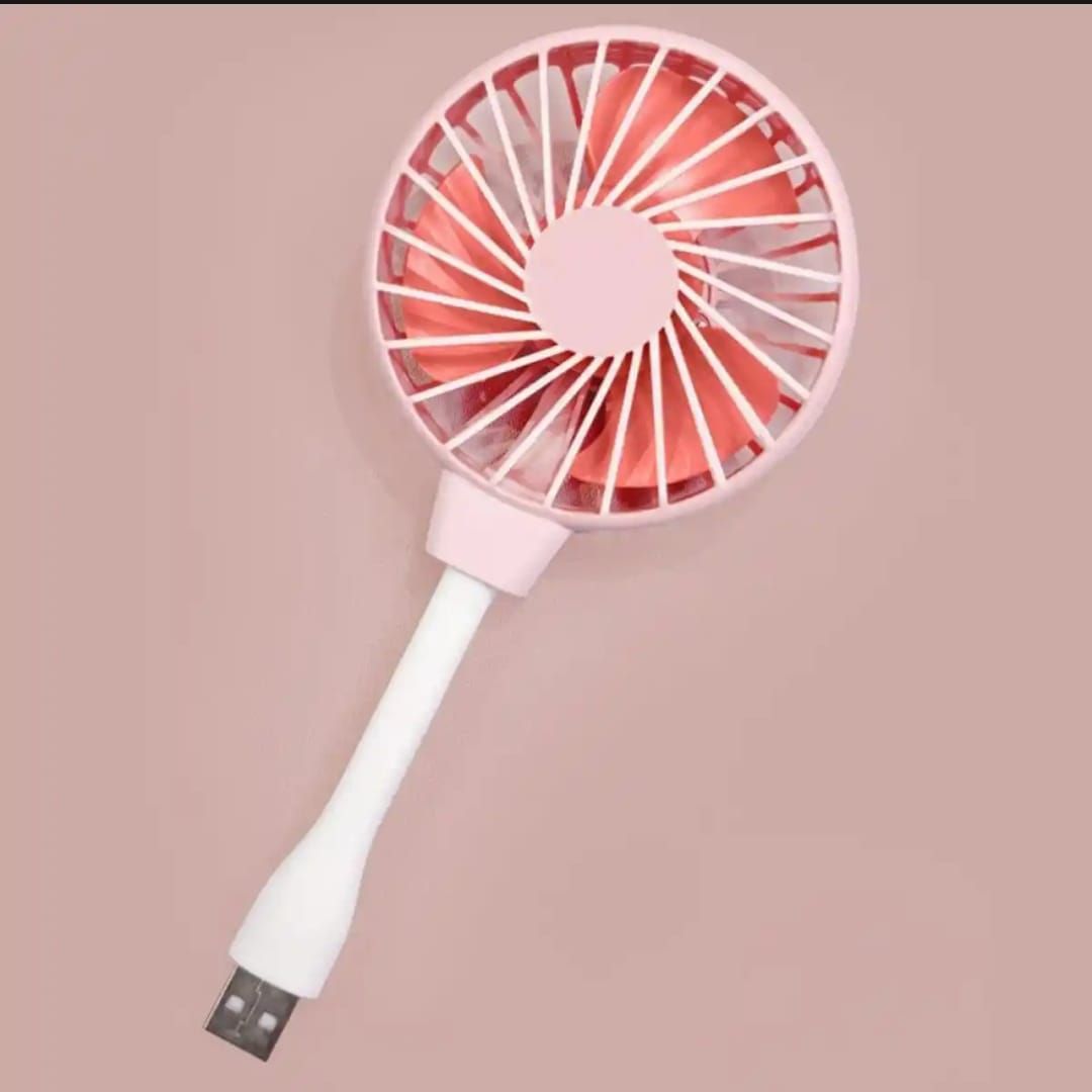 1pc Mini USB Fan – Silent, Portable Handheld for Office & Travel