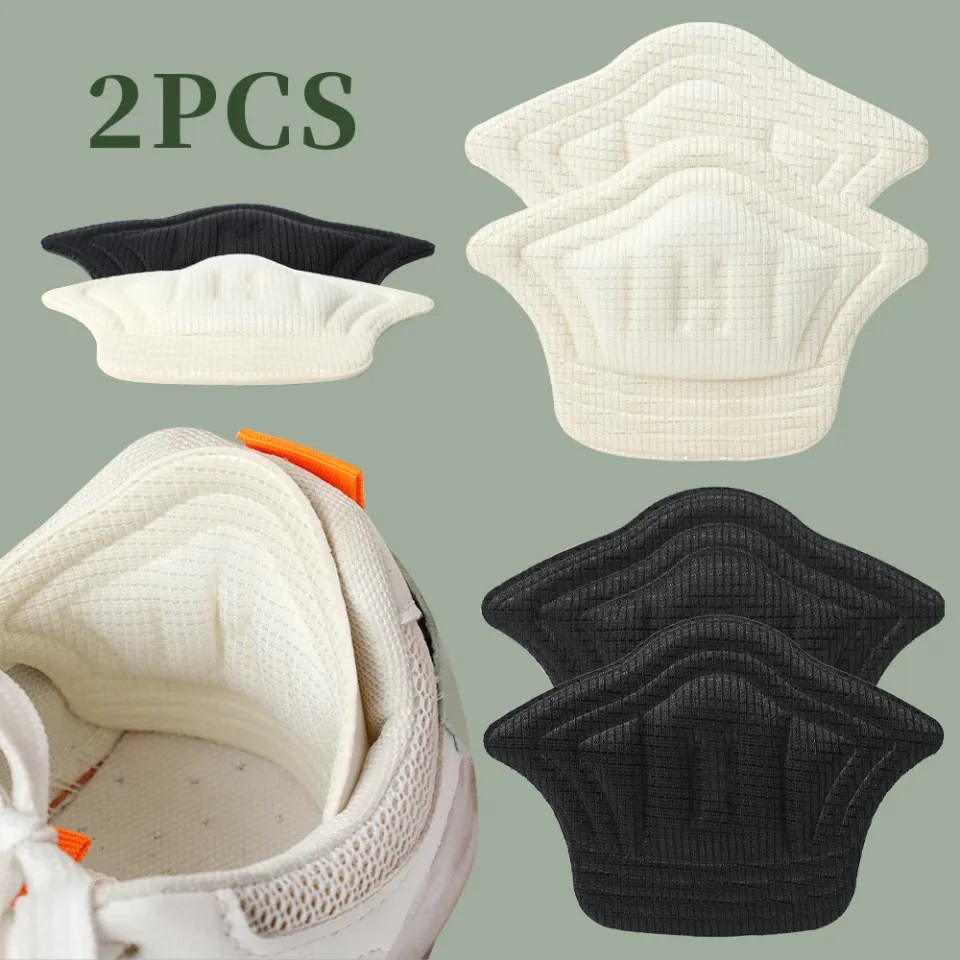 2 Pair Soft Sponge Anti-Wear Foot Pads – Breathable Heel Stickers & Sport Insoles