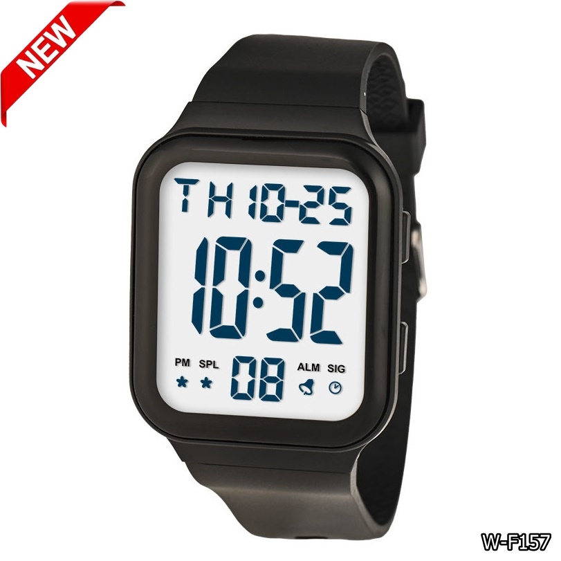 Men's Waterproof Digital Sports Watch with Stopwatch & Alarm