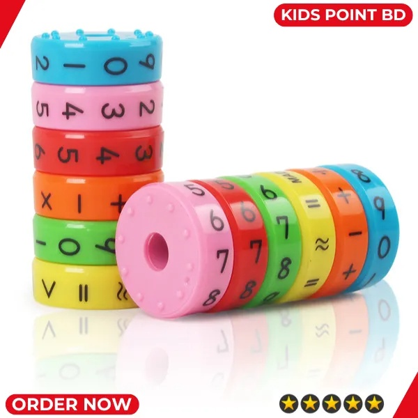 Mathematics Learning Cube – Montessori Educational Puzzle Toy for Kids | Early Intelligence Development Tool