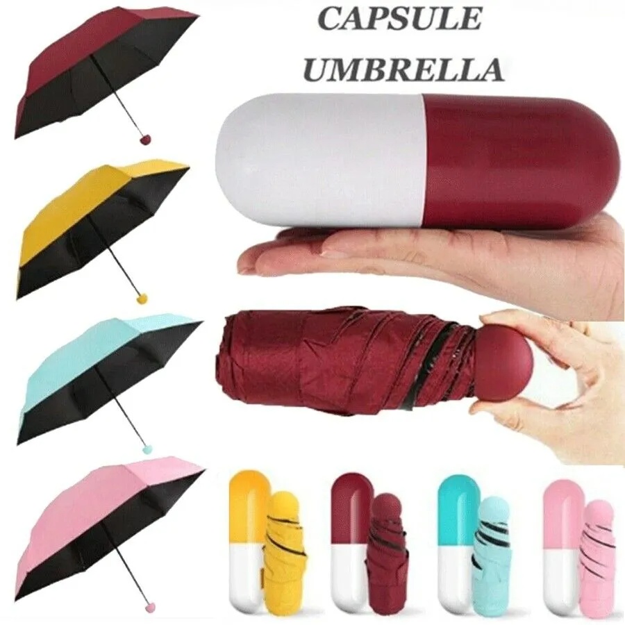 Fashionable Cute Capsule Umbrella Multicolor